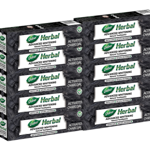 Dabur Activated Charcoal Toothpaste x10