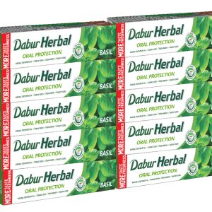 Dabur Herbal Basil Toothpaste x10